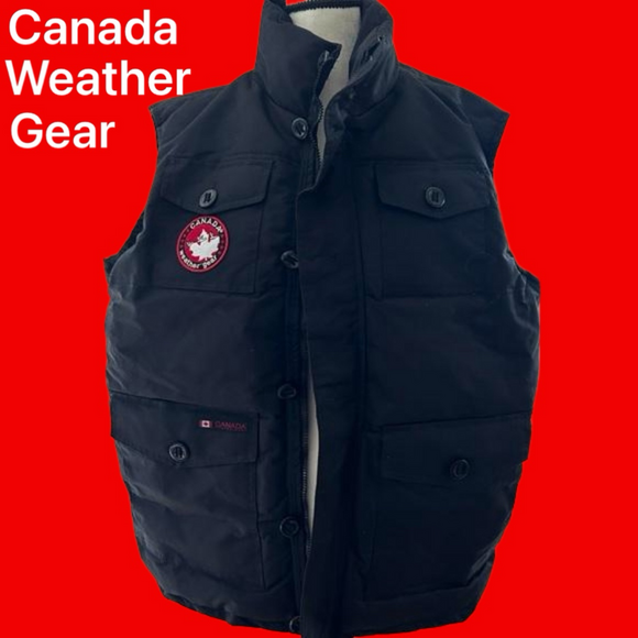 NWTs Canada Weathergear Waterproof Vest Down Vest Maintains warmth 15C - -20C - Picture 1 of 7